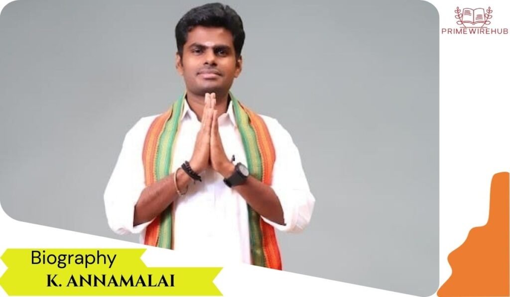 K. Annamalai Biography