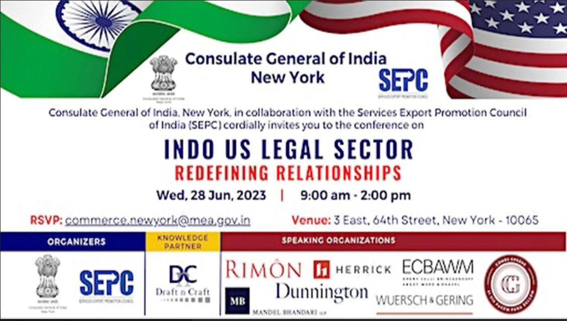 Draft N Craft Demonstrates Leadership in Cross-Border Legal Solutions at Indo-U.S. Legal Conference 2025